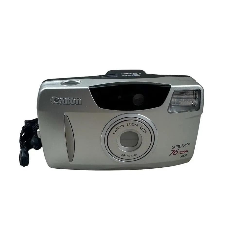 Canon Sure Shot 76 Zoom Point & Shoot 35mm Film Camera Tested Works